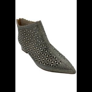J. Renee Women's Jacinta Boot Pewter Glitter - Wide